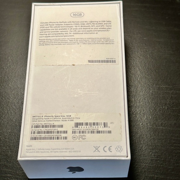 iPhone 6S (16GB) BOX ONLY!  Phone NOT included. - Picture 3 of 13